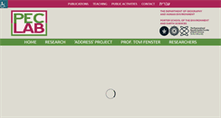 Desktop Screenshot of peclab.tau.ac.il