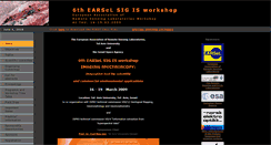 Desktop Screenshot of earsel6th.tau.ac.il