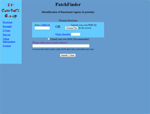 Tablet Screenshot of patchfinder.tau.ac.il