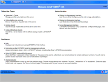 Tablet Screenshot of listserv.tau.ac.il