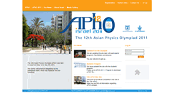 Desktop Screenshot of apho2011.tau.ac.il