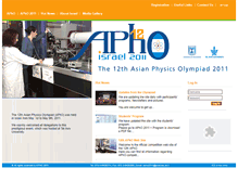Tablet Screenshot of apho2011.tau.ac.il